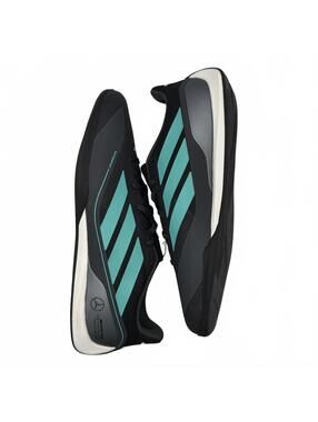 Mercedes AMG PETRONAS F1 Team × adidas Feroza Base Black JQ3273 Men's Size 10.5